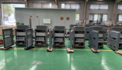 热烈七月，KJJ660(C)万兆环网交换机按照计划完成调试